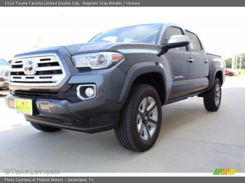 Magnetic Gray Metallic / Hickory 2019 Toyota Tacoma Limited Double Cab