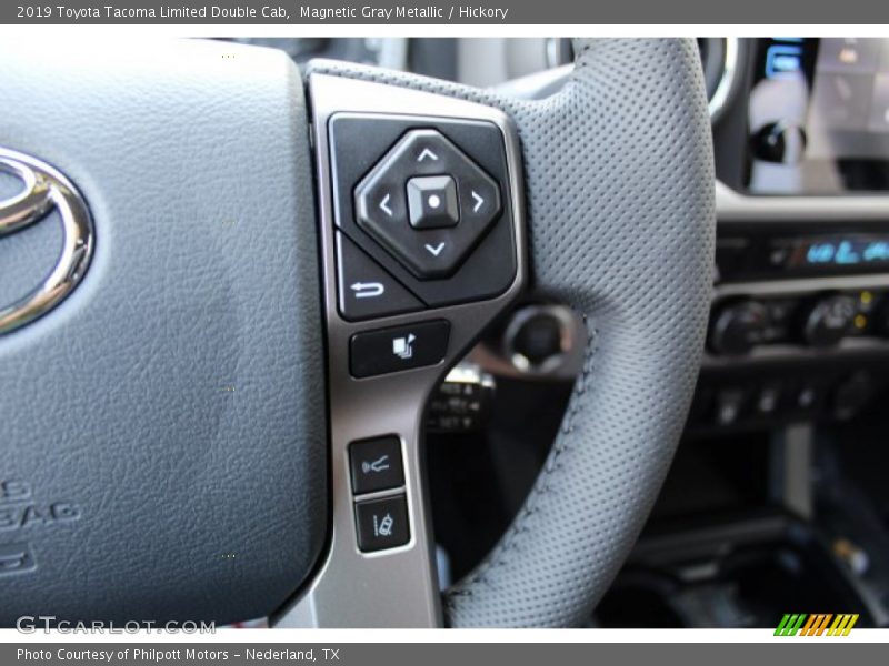 Magnetic Gray Metallic / Hickory 2019 Toyota Tacoma Limited Double Cab