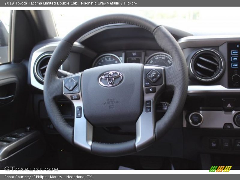 Magnetic Gray Metallic / Hickory 2019 Toyota Tacoma Limited Double Cab