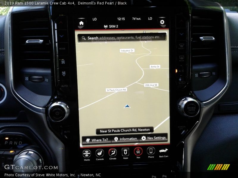 Navigation of 2019 1500 Laramie Crew Cab 4x4