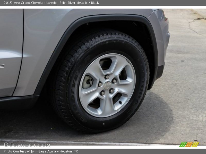 Billet Silver Metallic / Black 2015 Jeep Grand Cherokee Laredo