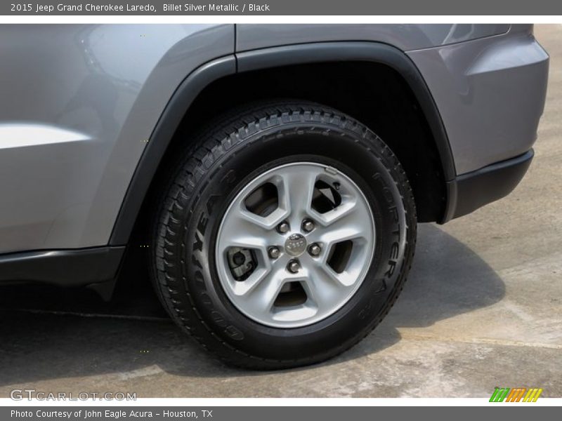 Billet Silver Metallic / Black 2015 Jeep Grand Cherokee Laredo