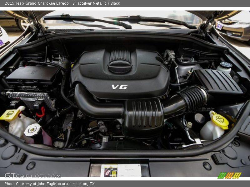 Billet Silver Metallic / Black 2015 Jeep Grand Cherokee Laredo