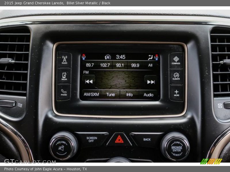 Billet Silver Metallic / Black 2015 Jeep Grand Cherokee Laredo