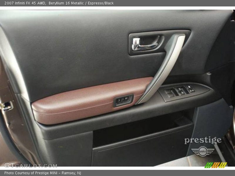 Beryllium 16 Metallic / Espresso/Black 2007 Infiniti FX 45 AWD