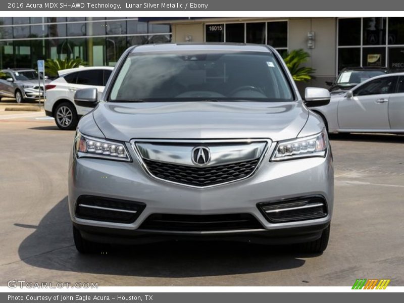 Lunar Silver Metallic / Ebony 2016 Acura MDX SH-AWD Technology