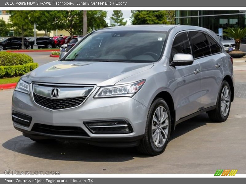 Lunar Silver Metallic / Ebony 2016 Acura MDX SH-AWD Technology