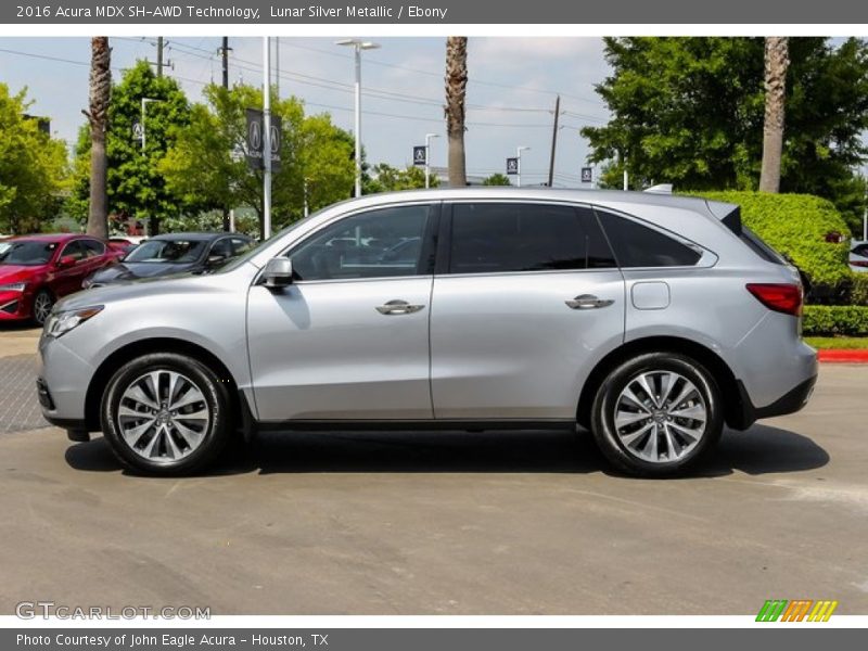 Lunar Silver Metallic / Ebony 2016 Acura MDX SH-AWD Technology