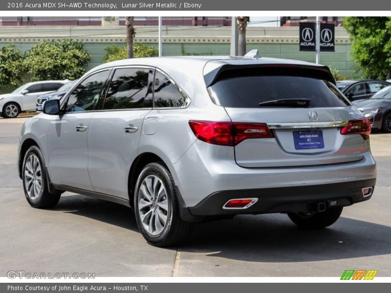 Lunar Silver Metallic / Ebony 2016 Acura MDX SH-AWD Technology