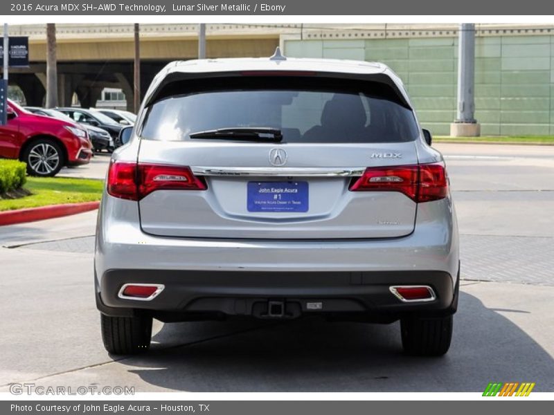 Lunar Silver Metallic / Ebony 2016 Acura MDX SH-AWD Technology