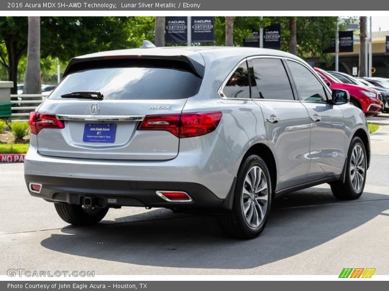 Lunar Silver Metallic / Ebony 2016 Acura MDX SH-AWD Technology