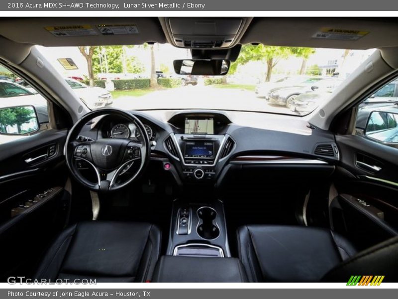 Lunar Silver Metallic / Ebony 2016 Acura MDX SH-AWD Technology