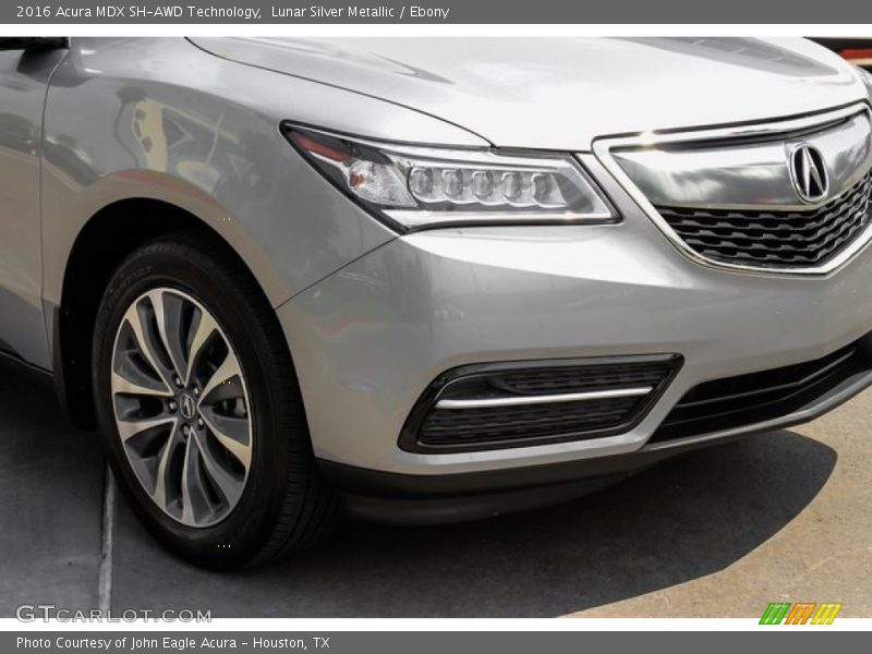 Lunar Silver Metallic / Ebony 2016 Acura MDX SH-AWD Technology