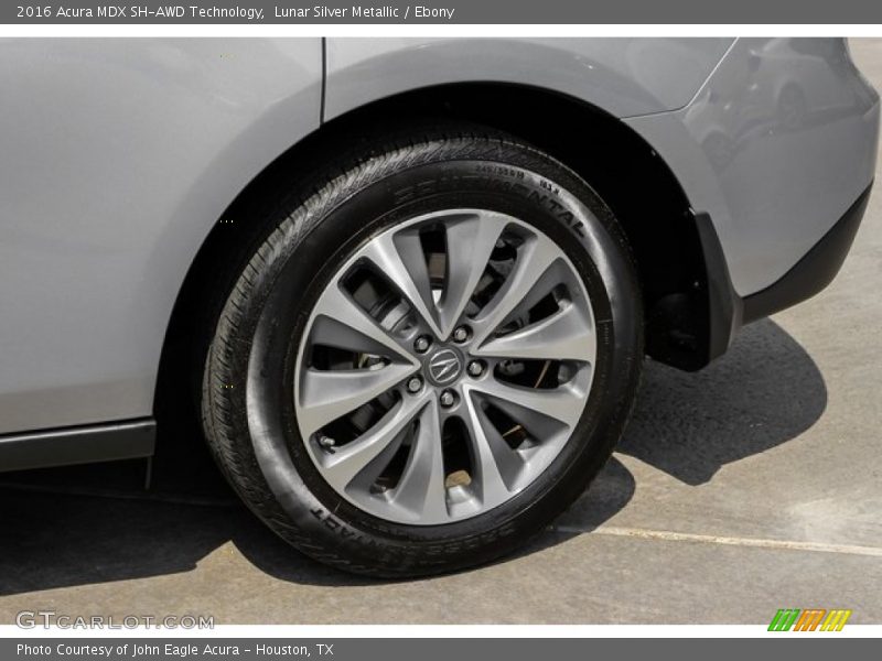 Lunar Silver Metallic / Ebony 2016 Acura MDX SH-AWD Technology