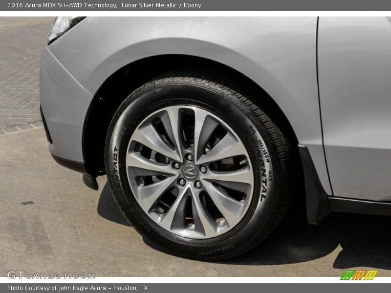 Lunar Silver Metallic / Ebony 2016 Acura MDX SH-AWD Technology