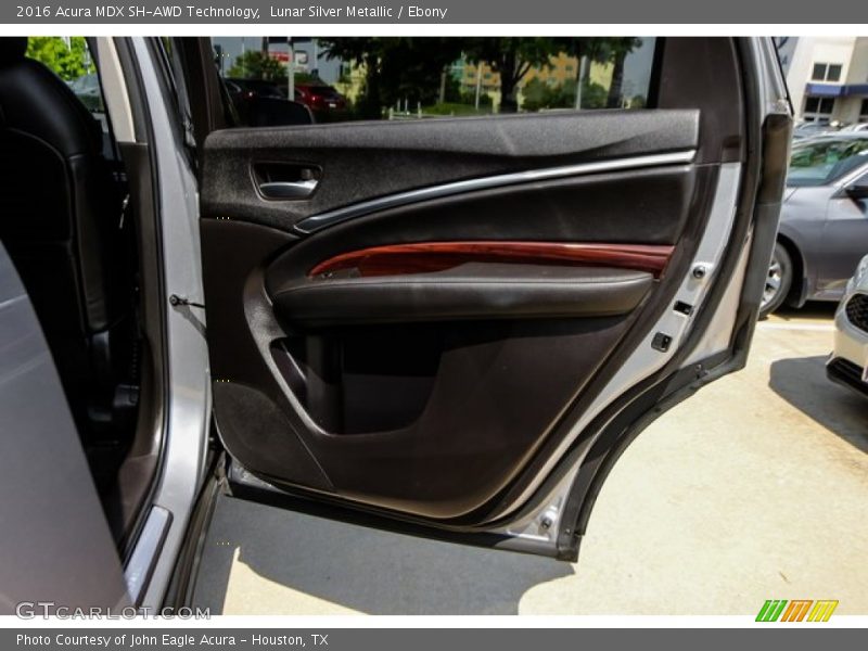 Lunar Silver Metallic / Ebony 2016 Acura MDX SH-AWD Technology