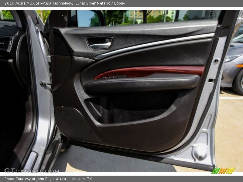 Lunar Silver Metallic / Ebony 2016 Acura MDX SH-AWD Technology