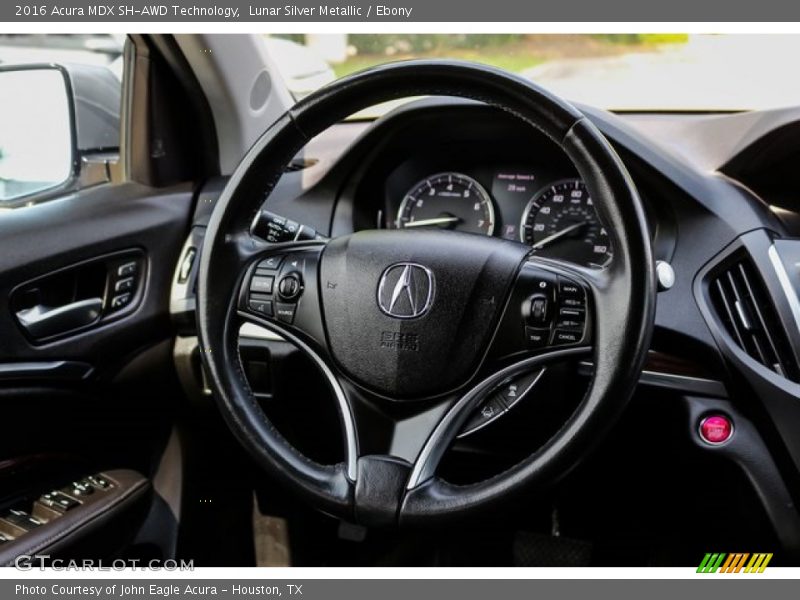 Lunar Silver Metallic / Ebony 2016 Acura MDX SH-AWD Technology