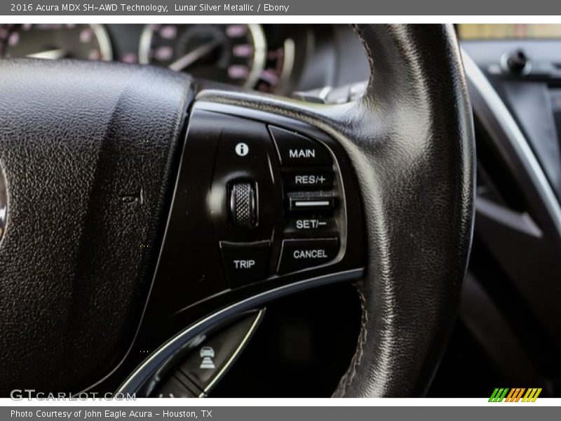 Lunar Silver Metallic / Ebony 2016 Acura MDX SH-AWD Technology
