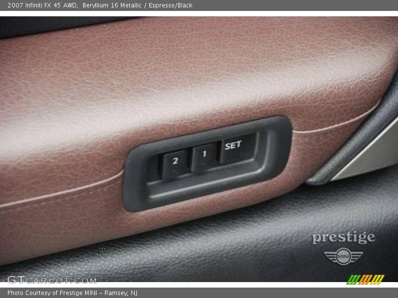 Beryllium 16 Metallic / Espresso/Black 2007 Infiniti FX 45 AWD