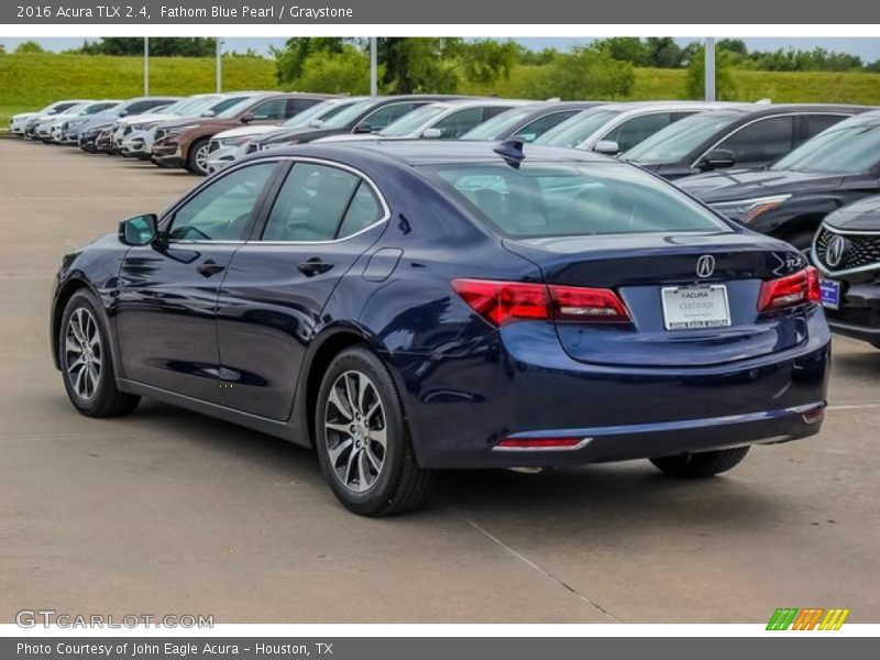 Fathom Blue Pearl / Graystone 2016 Acura TLX 2.4