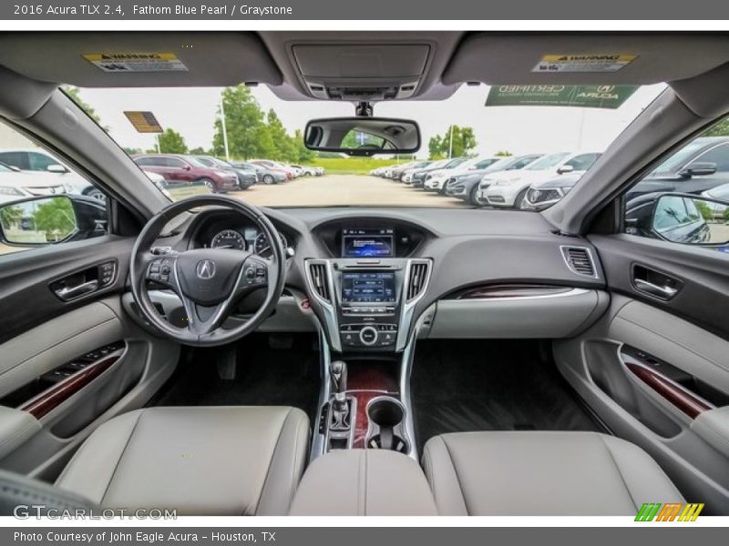 Fathom Blue Pearl / Graystone 2016 Acura TLX 2.4