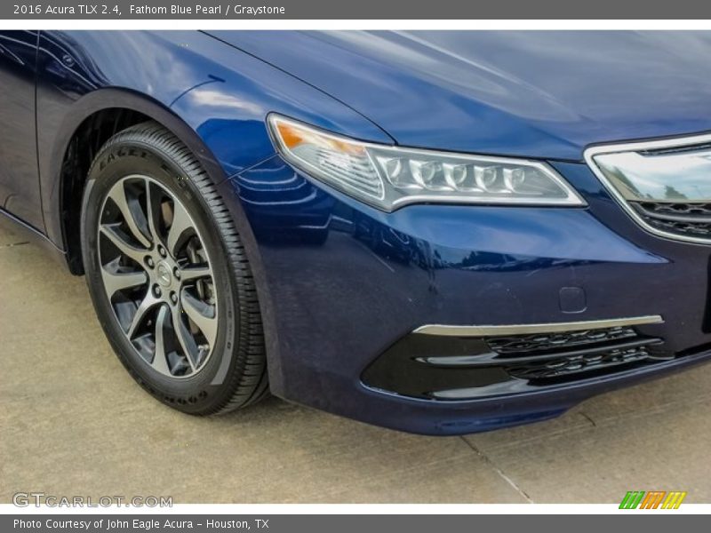 Fathom Blue Pearl / Graystone 2016 Acura TLX 2.4