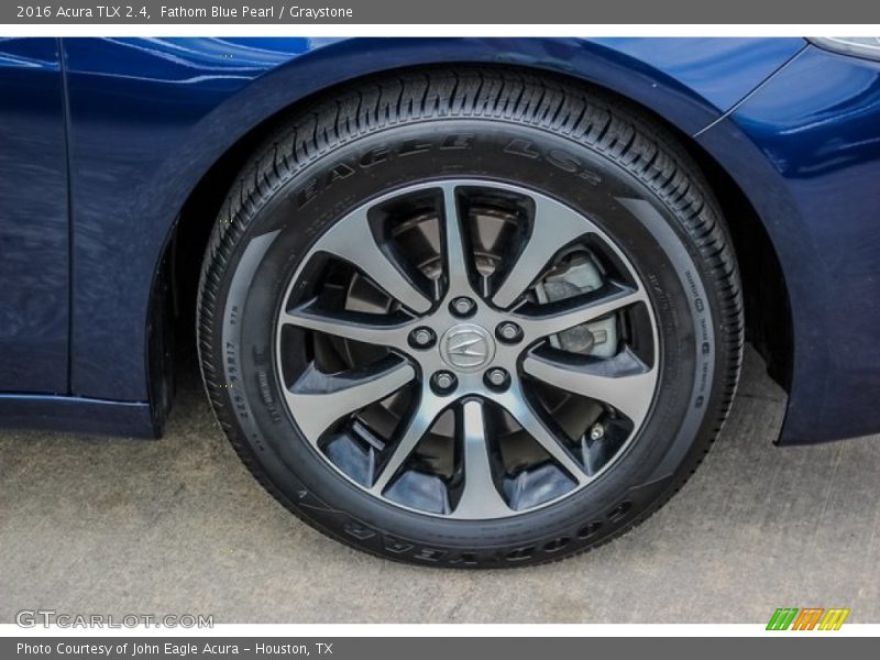 Fathom Blue Pearl / Graystone 2016 Acura TLX 2.4