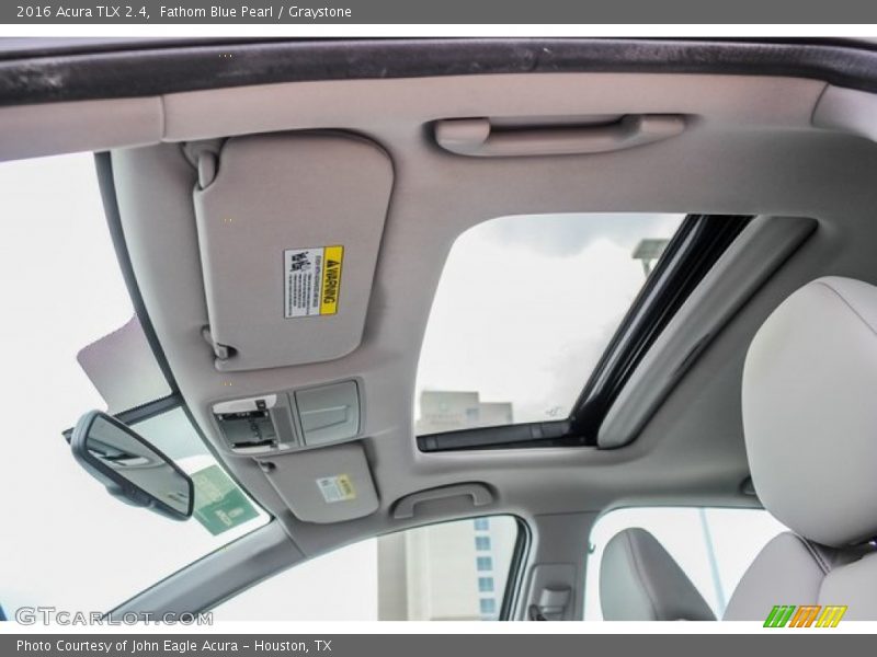 Fathom Blue Pearl / Graystone 2016 Acura TLX 2.4