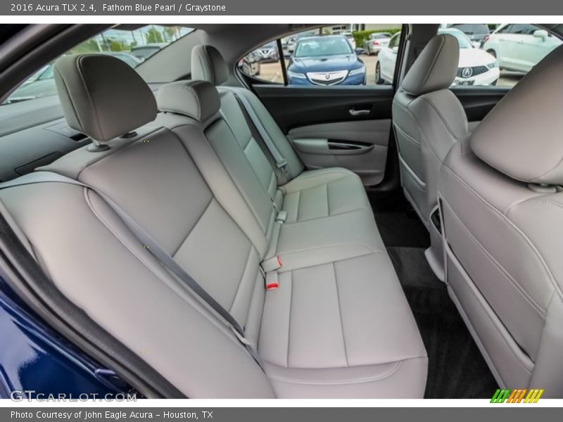 Fathom Blue Pearl / Graystone 2016 Acura TLX 2.4