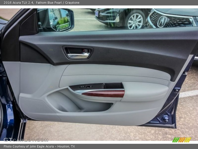 Fathom Blue Pearl / Graystone 2016 Acura TLX 2.4