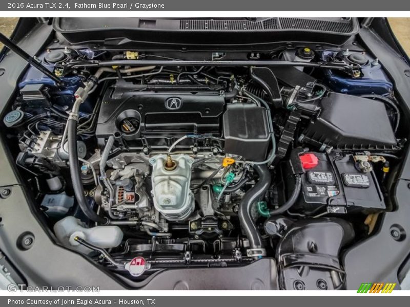 Fathom Blue Pearl / Graystone 2016 Acura TLX 2.4