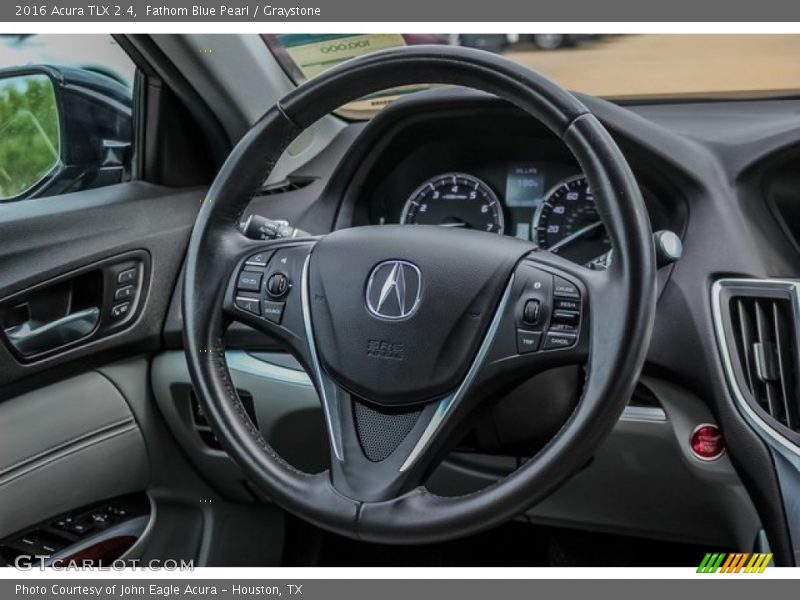 Fathom Blue Pearl / Graystone 2016 Acura TLX 2.4