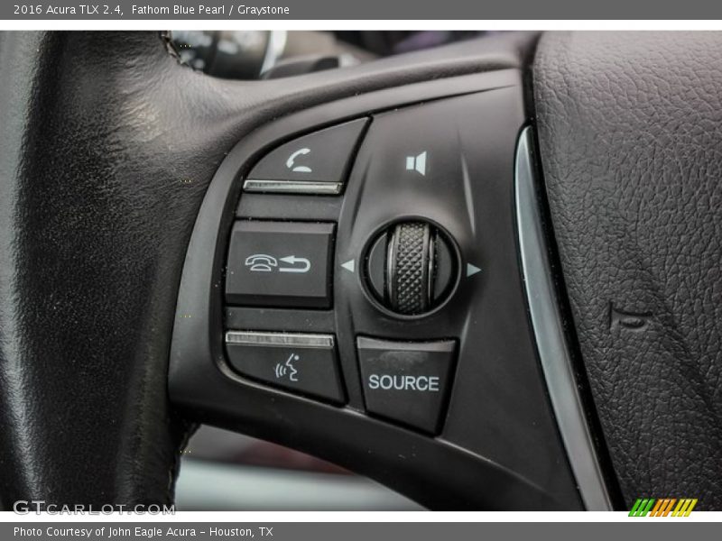 Fathom Blue Pearl / Graystone 2016 Acura TLX 2.4