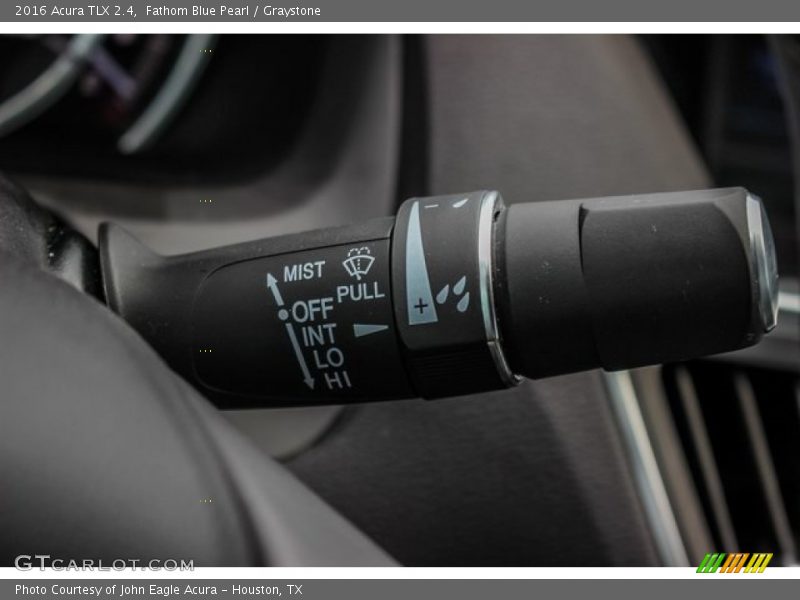 Fathom Blue Pearl / Graystone 2016 Acura TLX 2.4