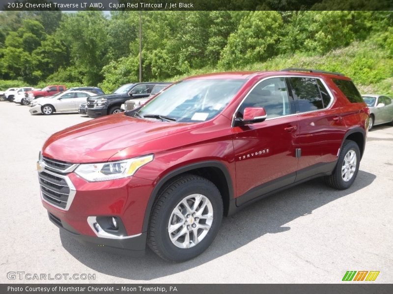 Cajun Red Tintcoat / Jet Black 2019 Chevrolet Traverse LT AWD