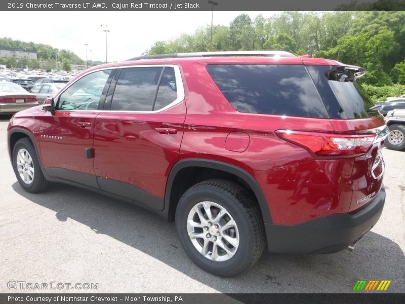 Cajun Red Tintcoat / Jet Black 2019 Chevrolet Traverse LT AWD