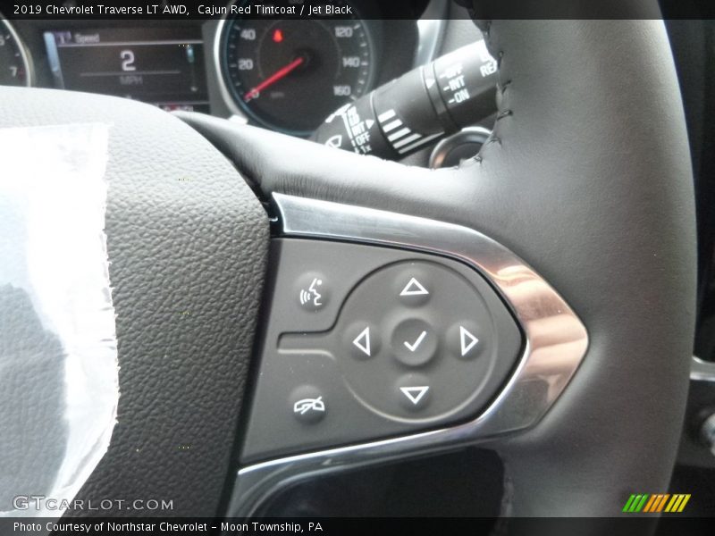 Cajun Red Tintcoat / Jet Black 2019 Chevrolet Traverse LT AWD