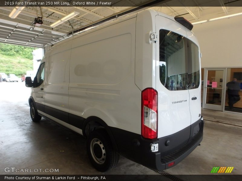 Oxford White / Pewter 2019 Ford Transit Van 250 MR Long