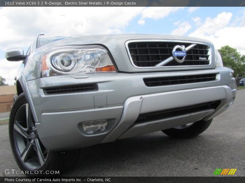 Electric Silver Metallic / R-Design Calcite 2013 Volvo XC90 3.2 R-Design