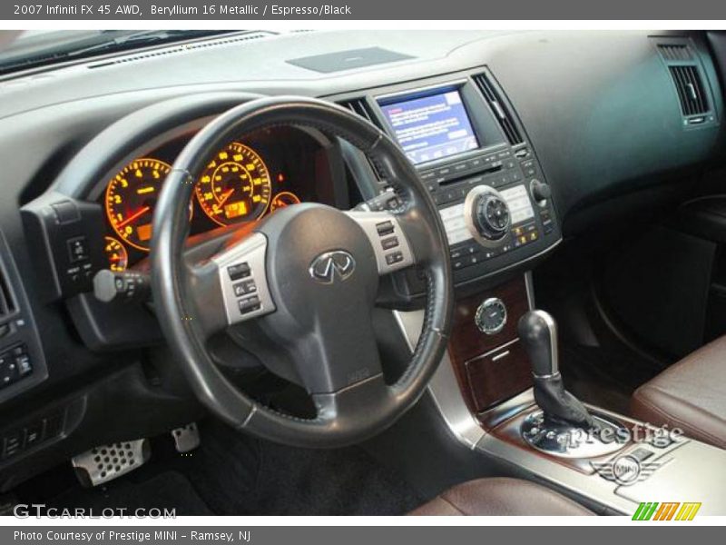 Beryllium 16 Metallic / Espresso/Black 2007 Infiniti FX 45 AWD