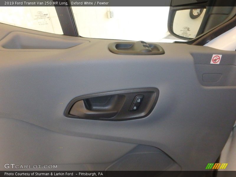 Oxford White / Pewter 2019 Ford Transit Van 250 MR Long