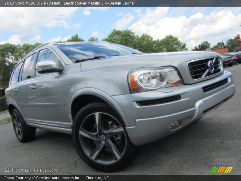 Electric Silver Metallic / R-Design Calcite 2013 Volvo XC90 3.2 R-Design