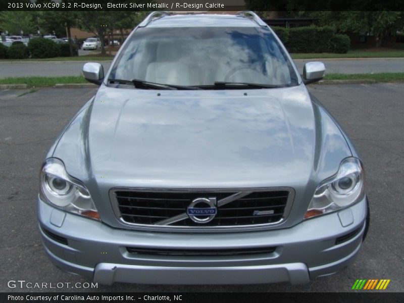 Electric Silver Metallic / R-Design Calcite 2013 Volvo XC90 3.2 R-Design
