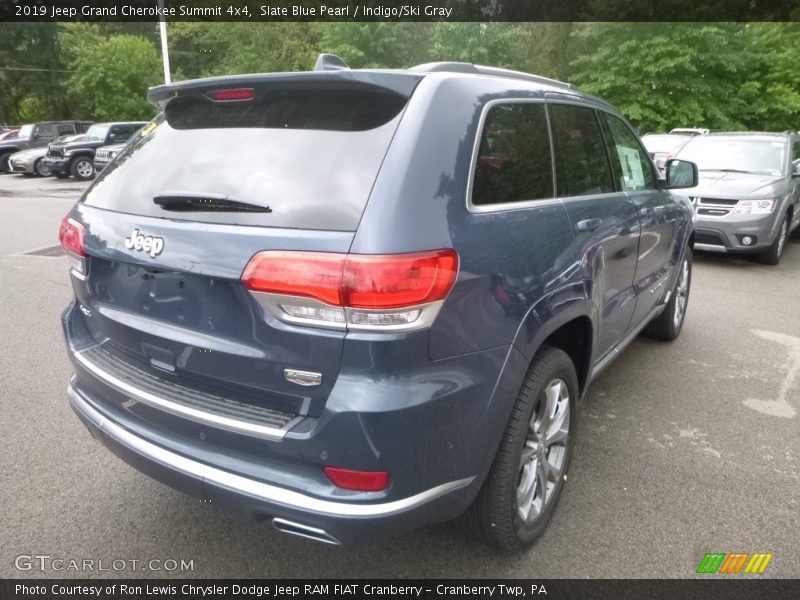 Slate Blue Pearl / Indigo/Ski Gray 2019 Jeep Grand Cherokee Summit 4x4