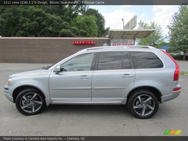 Electric Silver Metallic / R-Design Calcite 2013 Volvo XC90 3.2 R-Design