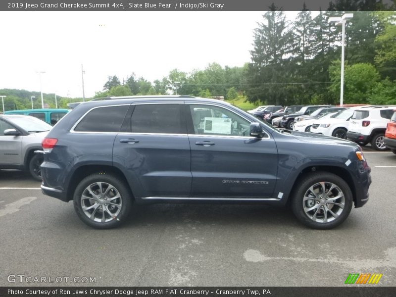 Slate Blue Pearl / Indigo/Ski Gray 2019 Jeep Grand Cherokee Summit 4x4