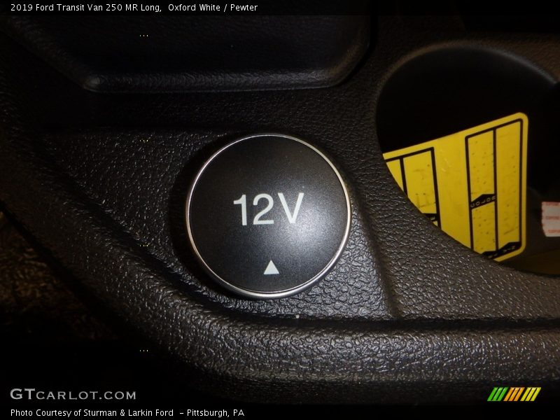 Oxford White / Pewter 2019 Ford Transit Van 250 MR Long