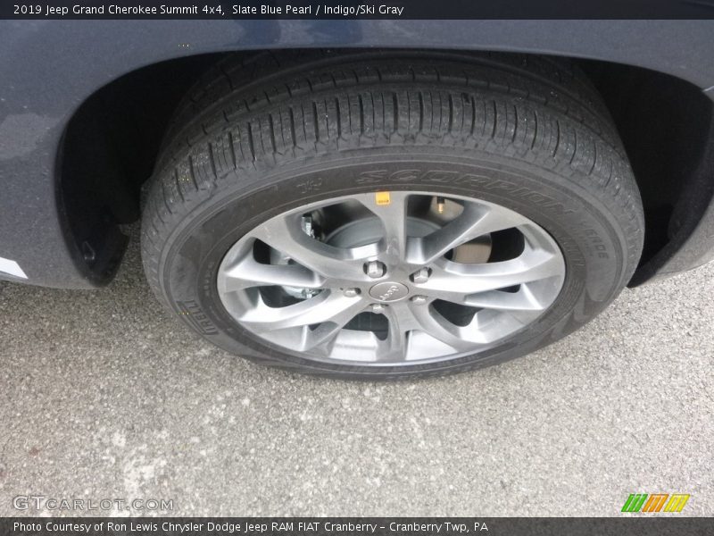 Slate Blue Pearl / Indigo/Ski Gray 2019 Jeep Grand Cherokee Summit 4x4