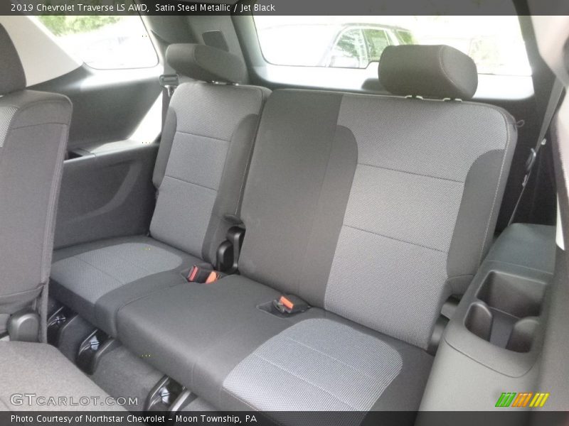 Satin Steel Metallic / Jet Black 2019 Chevrolet Traverse LS AWD